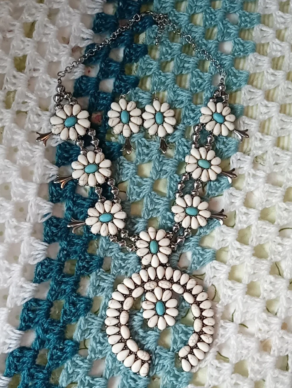 Southwest Turquoise Necklace Set